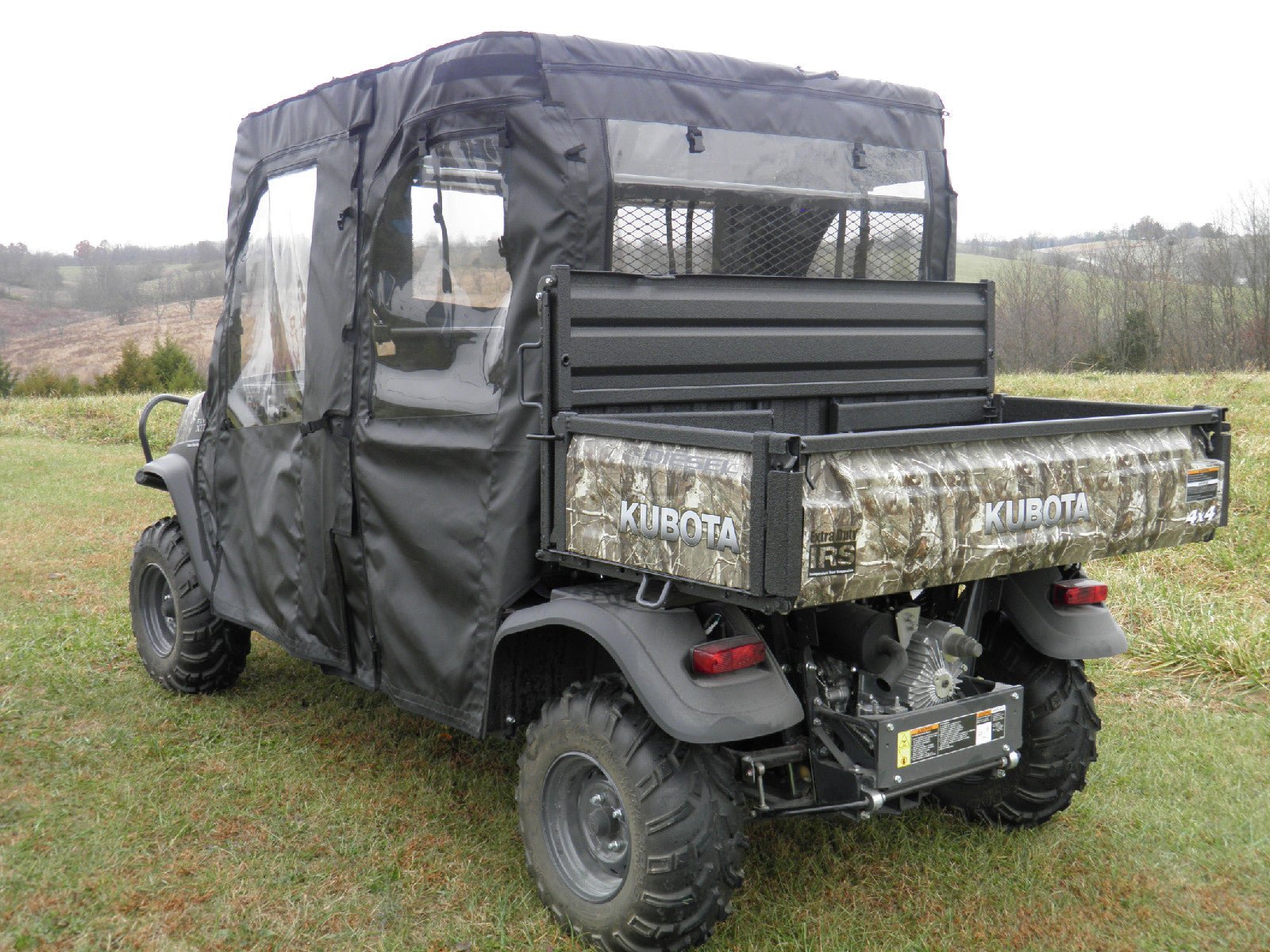 Kubota RTV X1140 - Full Cab Enclosure with Vinyl Windshield - Full Cab Enclosure