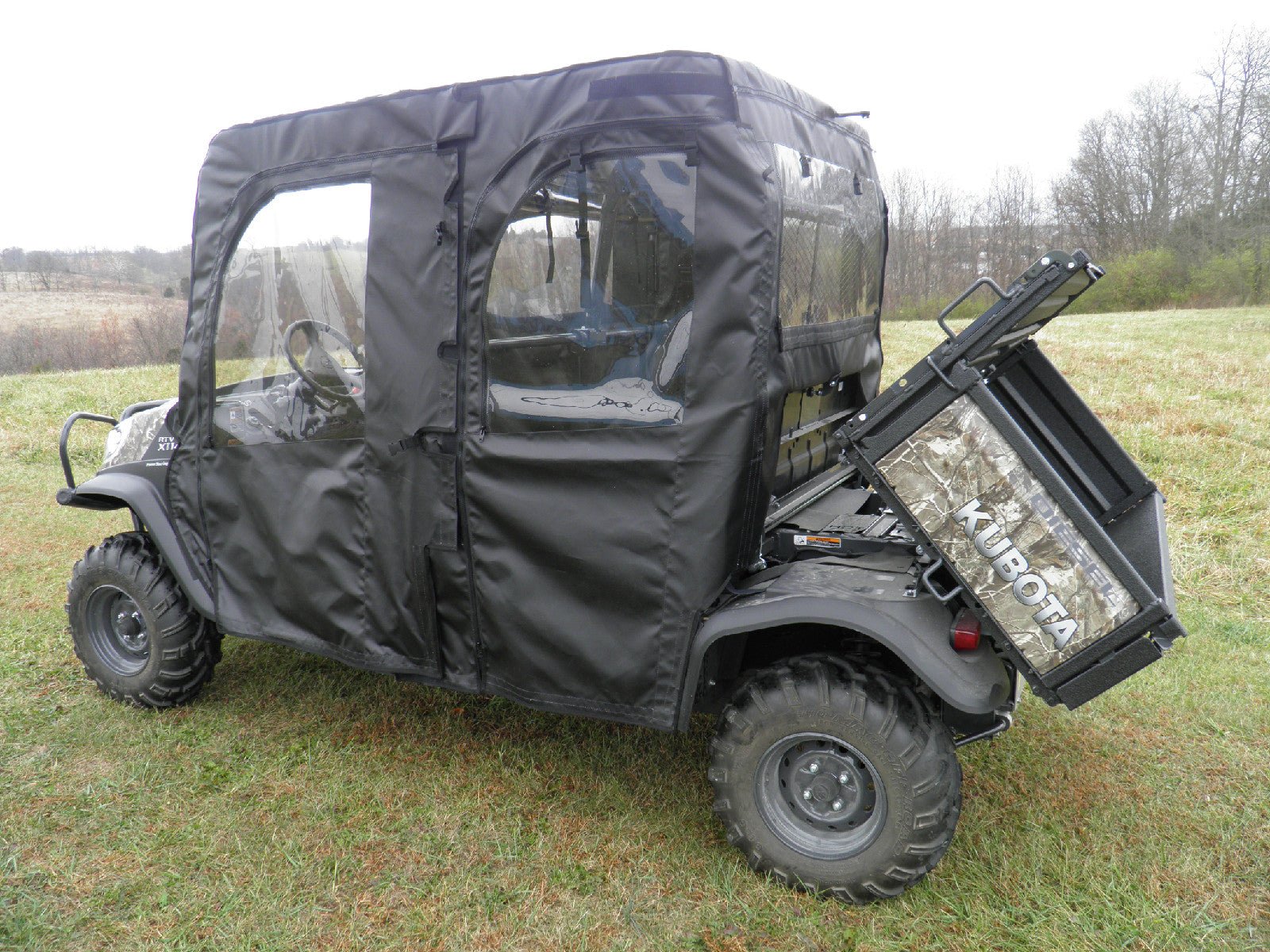 Kubota RTV X1140 - Full Cab Enclosure with Vinyl Windshield - Full Cab Enclosure