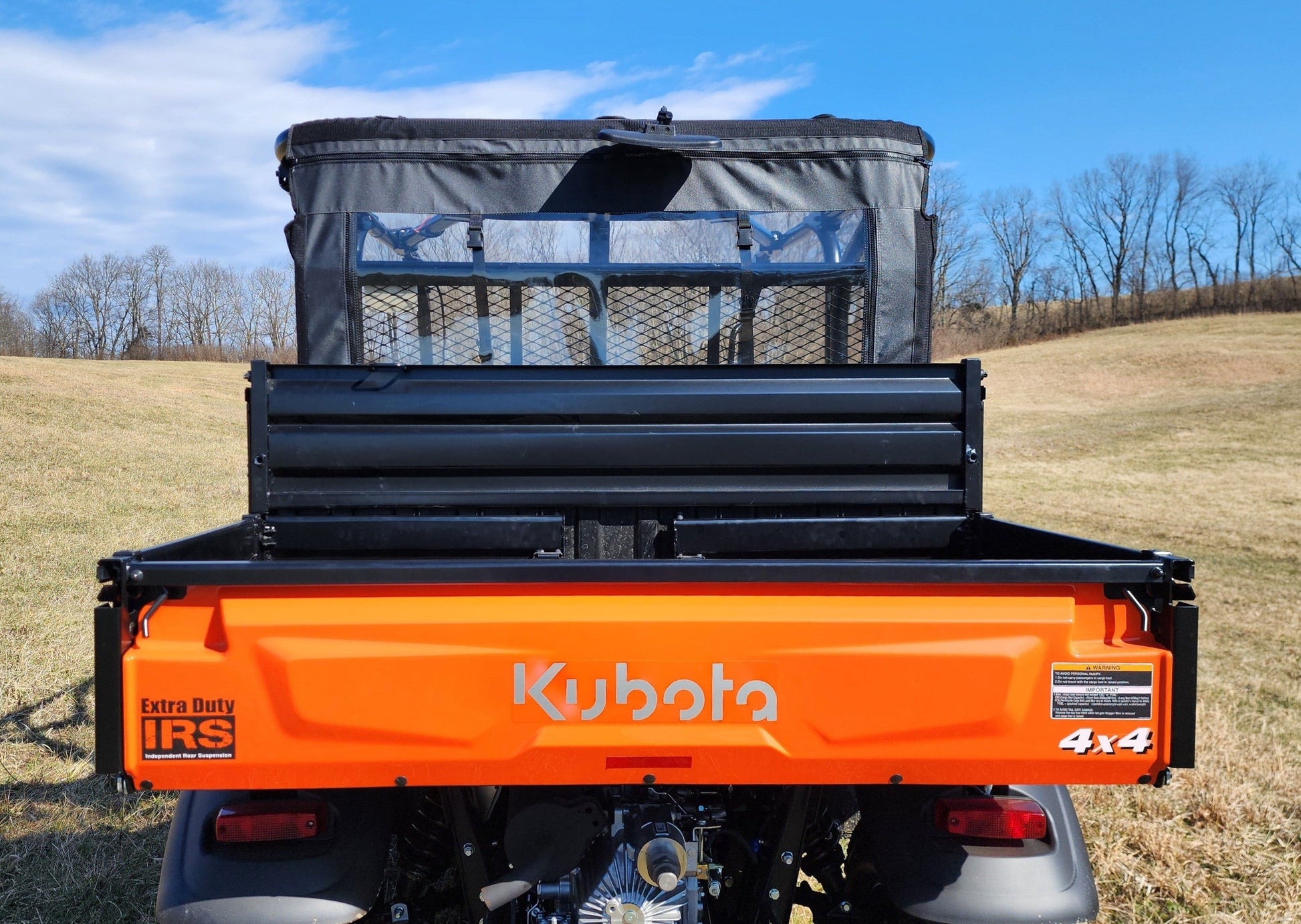 Kubota RTV X1140 - Soft Back Panel - Back Panel