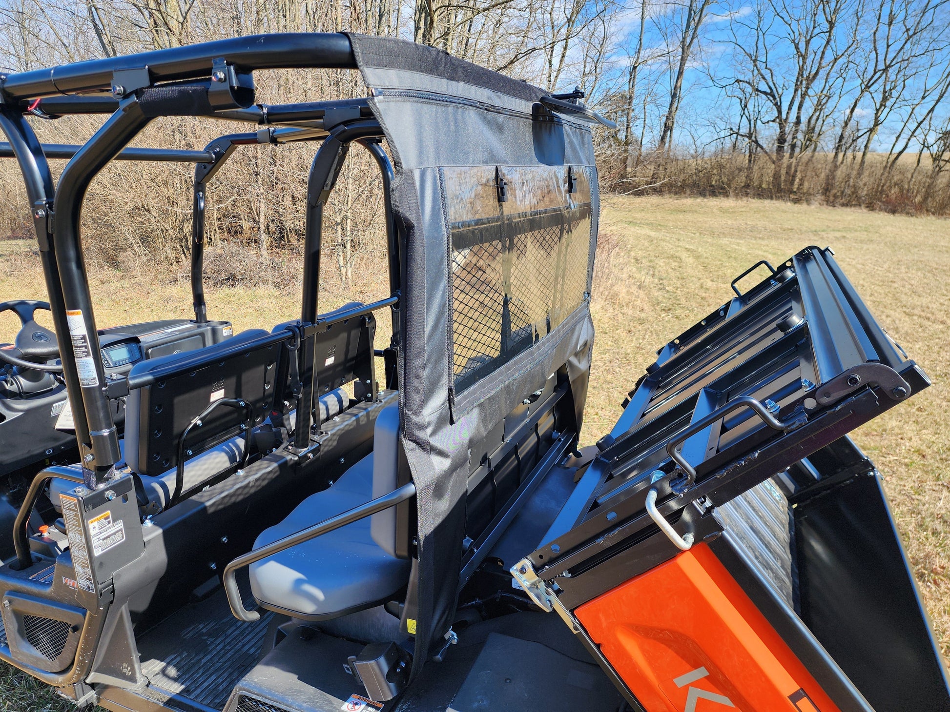 Kubota RTV X1140 - Soft Back Panel - Back Panel