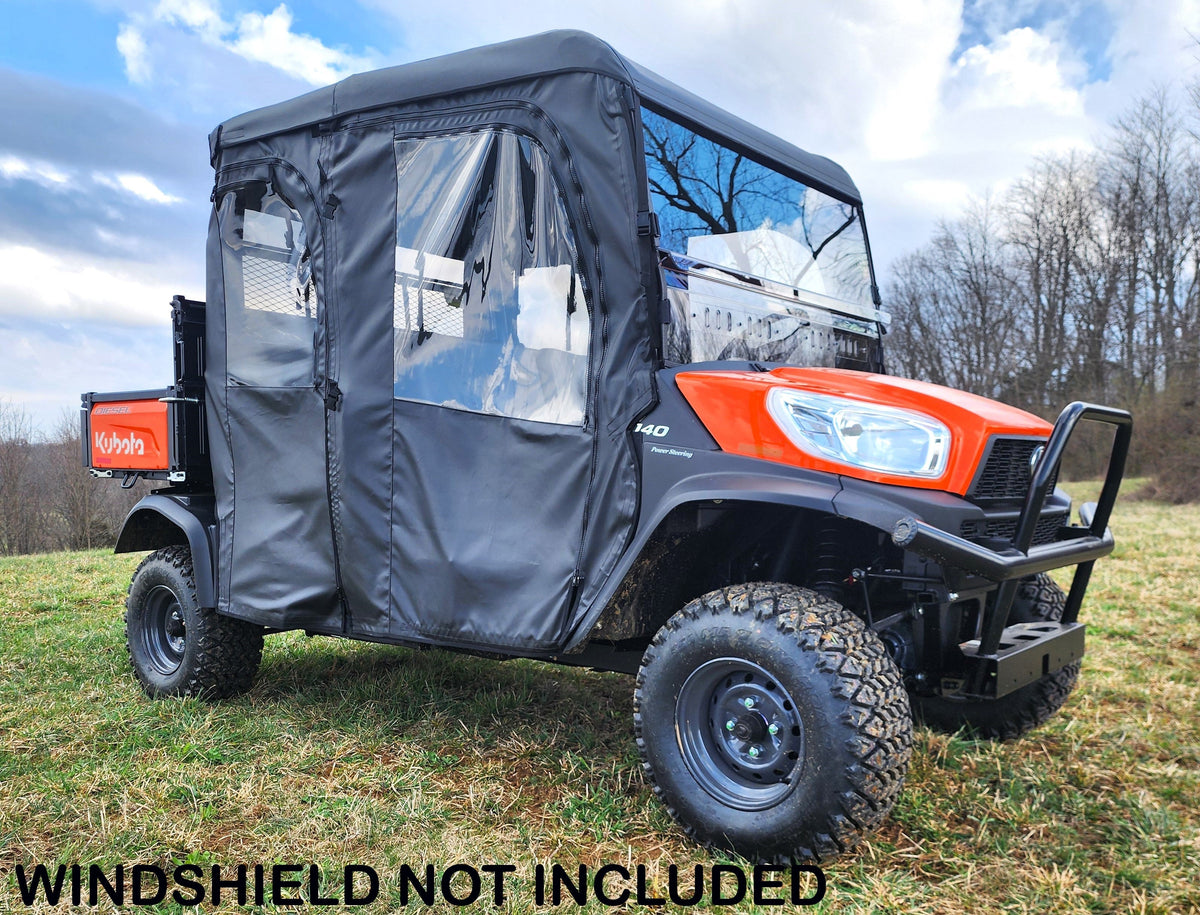 Kubota RTV-X1140 / RTV-X CREW - Full Cab Enclosure for Hard Windshield - Full Cab Enclosure