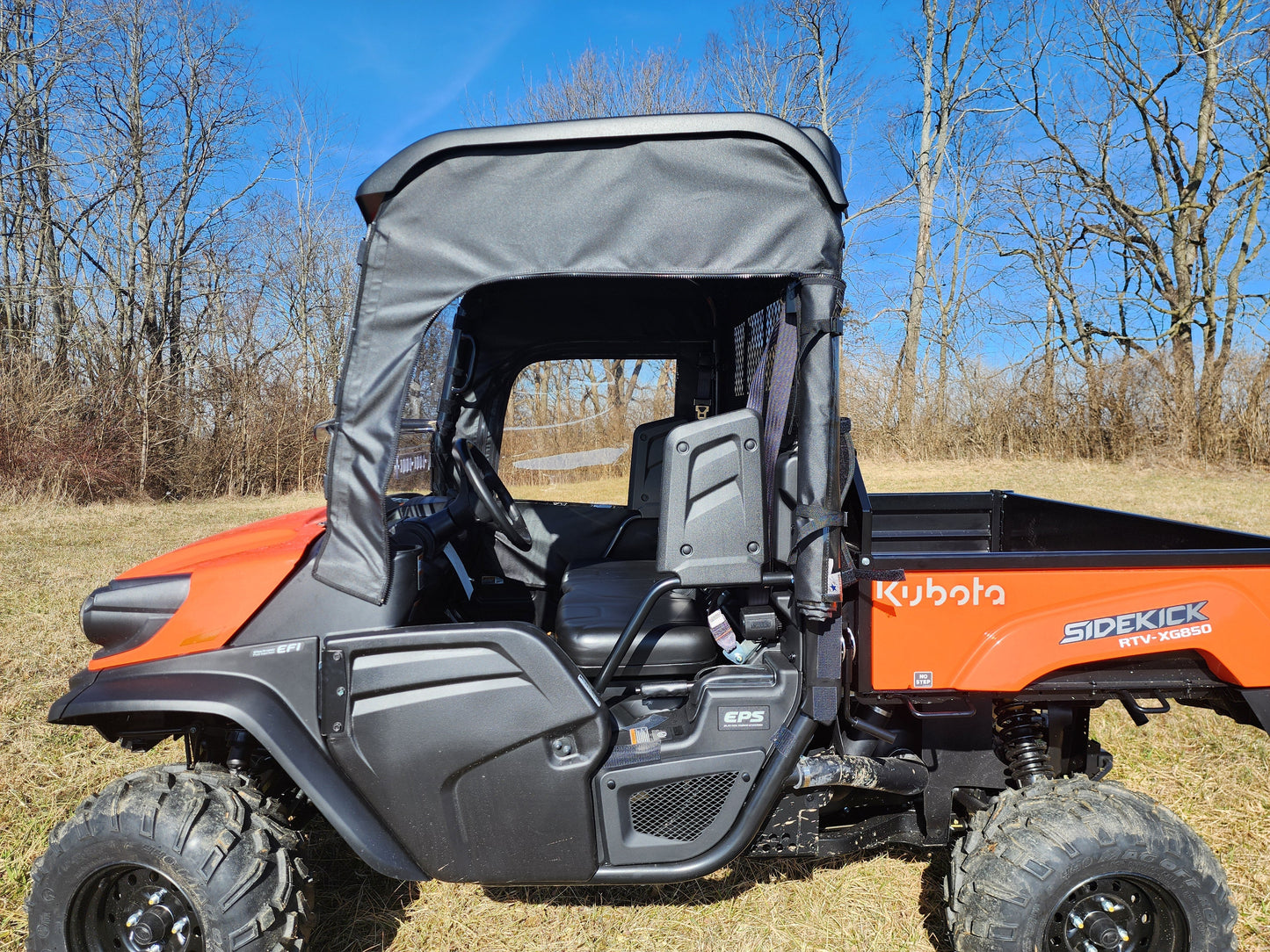 Kubota RTV XG850 (Sidekick) - Door/Rear Window Combo (Half Doors) - Full Door/Back Panel
