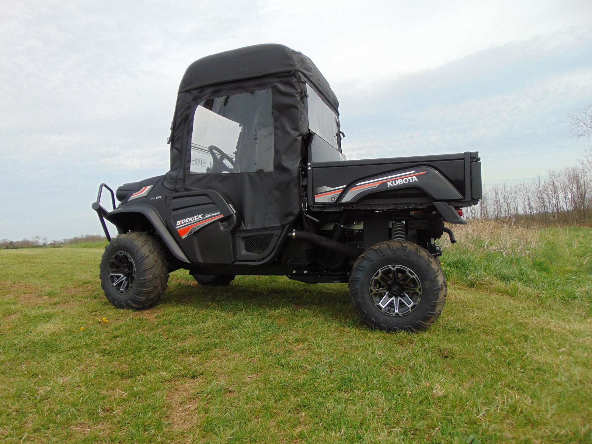 Kubota RTV XG850 (Sidekick) - Full Cab Enclosure for Hard Windshield (Half Doors) - Full Cab Enclosure