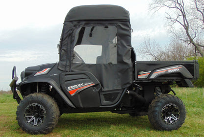 Kubota RTV XG850 (Sidekick) - Full Cab Enclosure with Vinyl Windshield (Half Doors) - Full Cab Enclosure