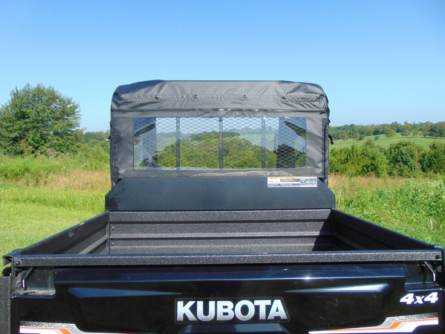 Kubota RTV XG850 (Sidekick) - Soft Back Panel - Enclosures