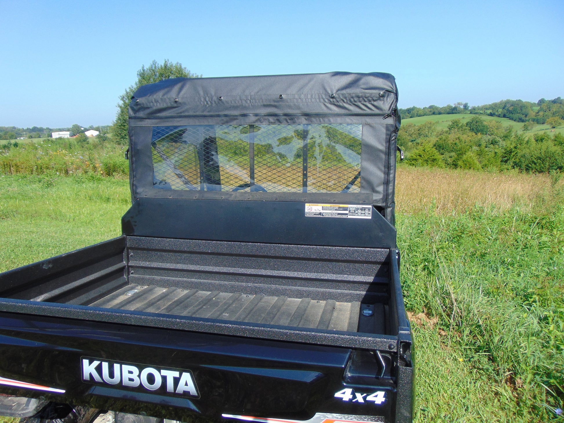 Kubota RTV XG850 (Sidekick) - Soft Back Panel - Enclosures