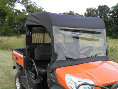 Kubota RTV XG850 (Sidekick) - Vinyl Windshield/Top/Rear Combo - Enclosures