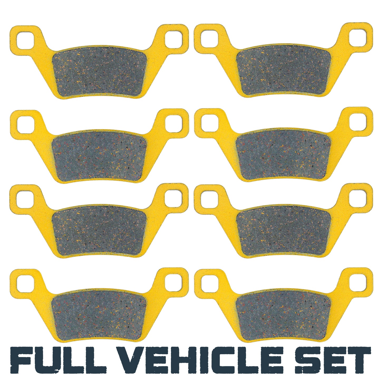 Kymco MXU 450i/550i/700i 2012-2021 Ceramic Brake Pad Set - Vehicle Parts & Accessories