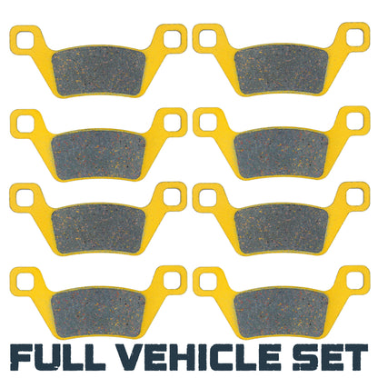 Kymco MXU 450i/550i/700i 2012-2021 Ceramic Brake Pad Set - Vehicle Parts & Accessories