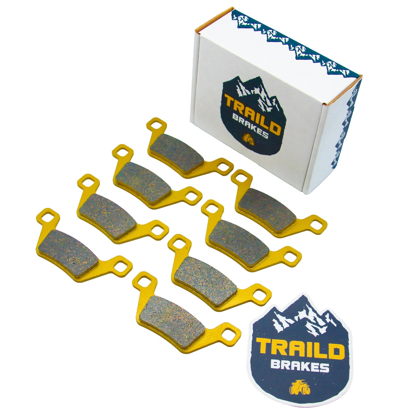 Kymco MXU 450i/550i/700i 2012-2021 Ceramic Brake Pad Set - Vehicle Parts & Accessories