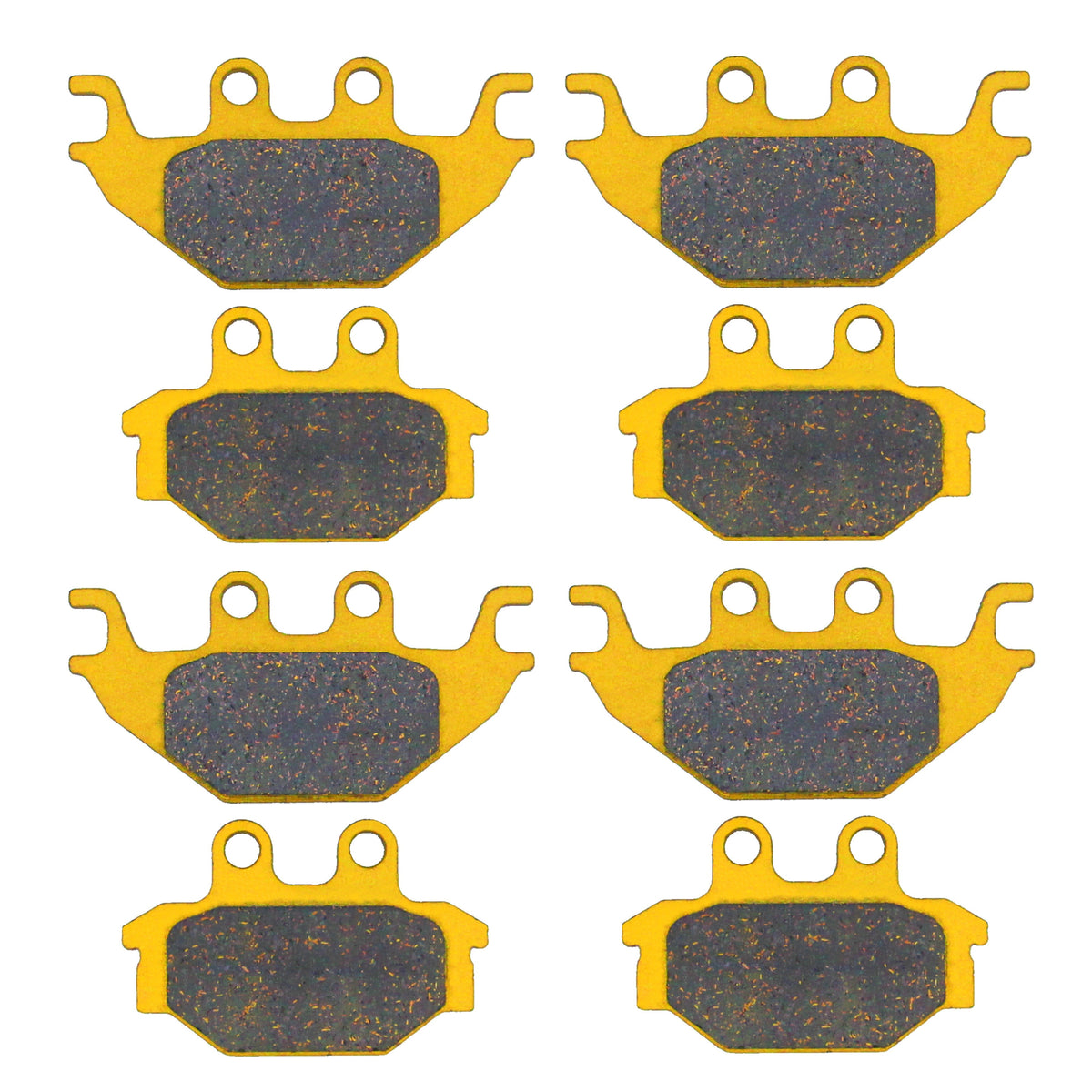 Kymco MXU 500 2006-2016 Carb Ceramic Brake Pad Set - Vehicle Parts & Accessories