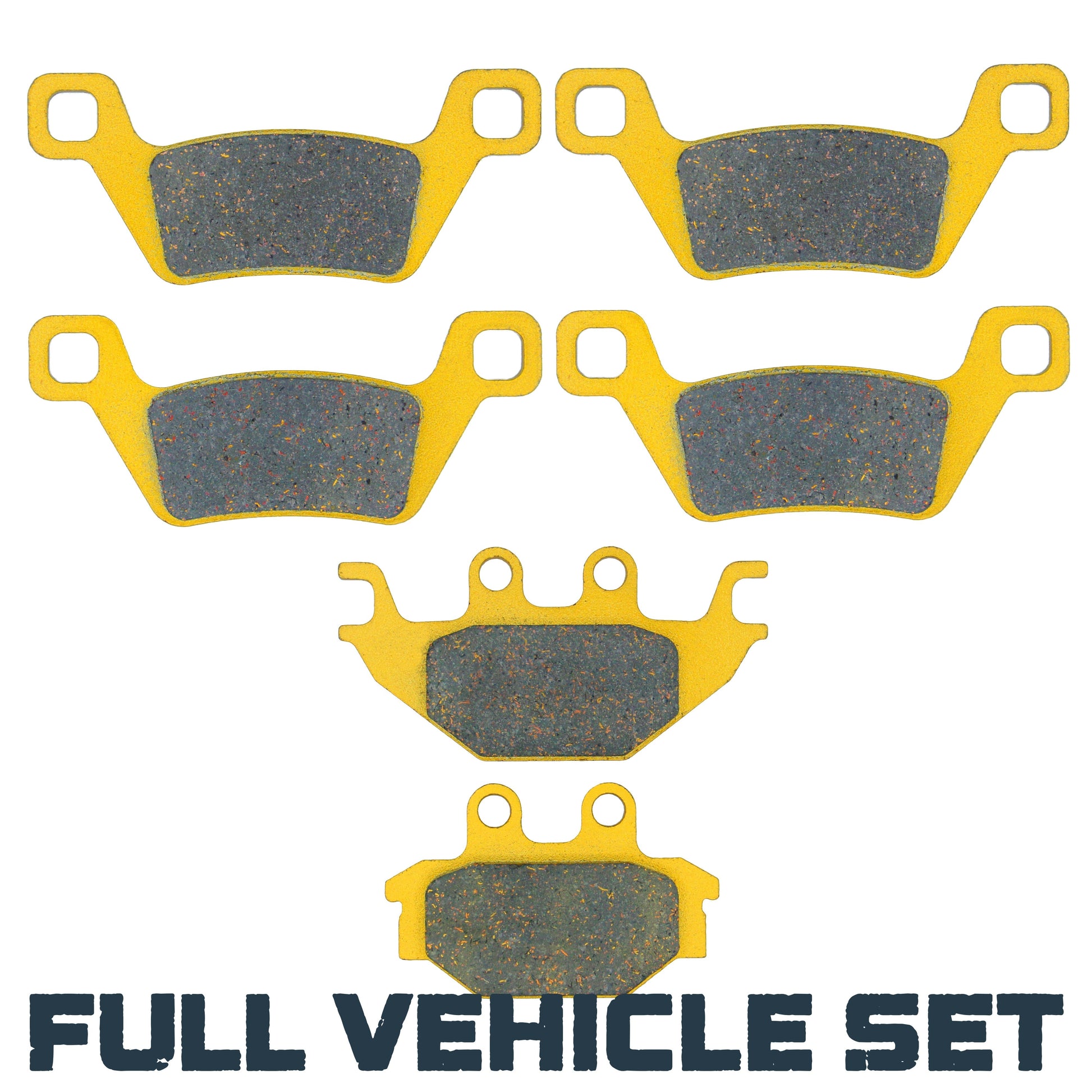 Kymco MXU 500i IRS 2009-2016 Fuel Injected Ceramic Brake Pad Set - Vehicle Parts & Accessories