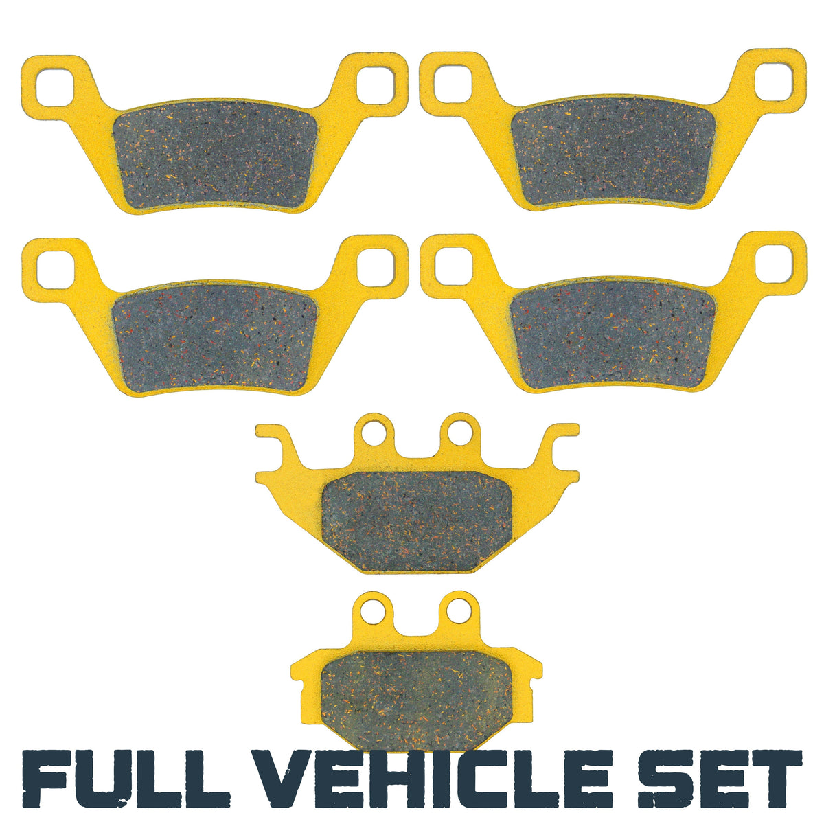Kymco MXU 500i IRS 2009-2016 Fuel Injected Ceramic Brake Pad Set - Vehicle Parts & Accessories