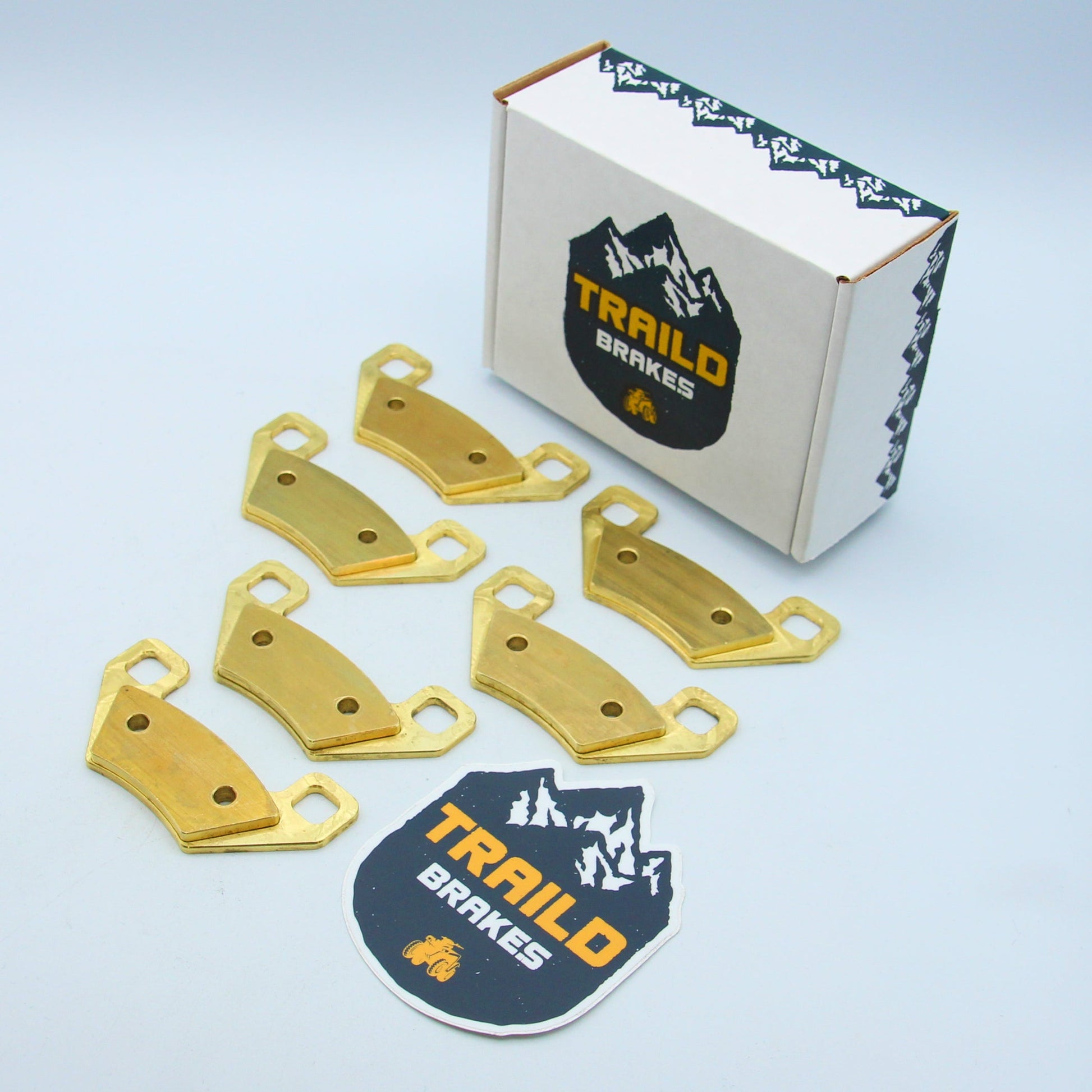 Kymco MXU/Maxxer 450/450i/375 2008-2021 Brass Brake Pad Set - Complete Vehicle Set - Vehicle Parts & Accessories