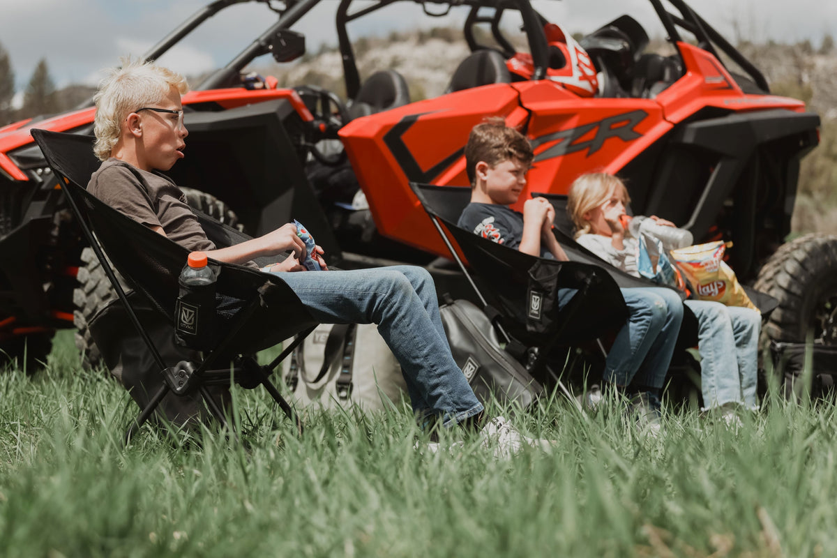 Large Camp Chair with Roll Cage Bag - Seats