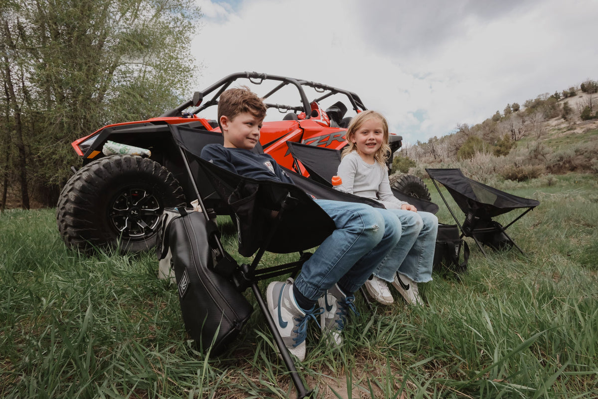 Large Camp Chair with Roll Cage Bag - Seats