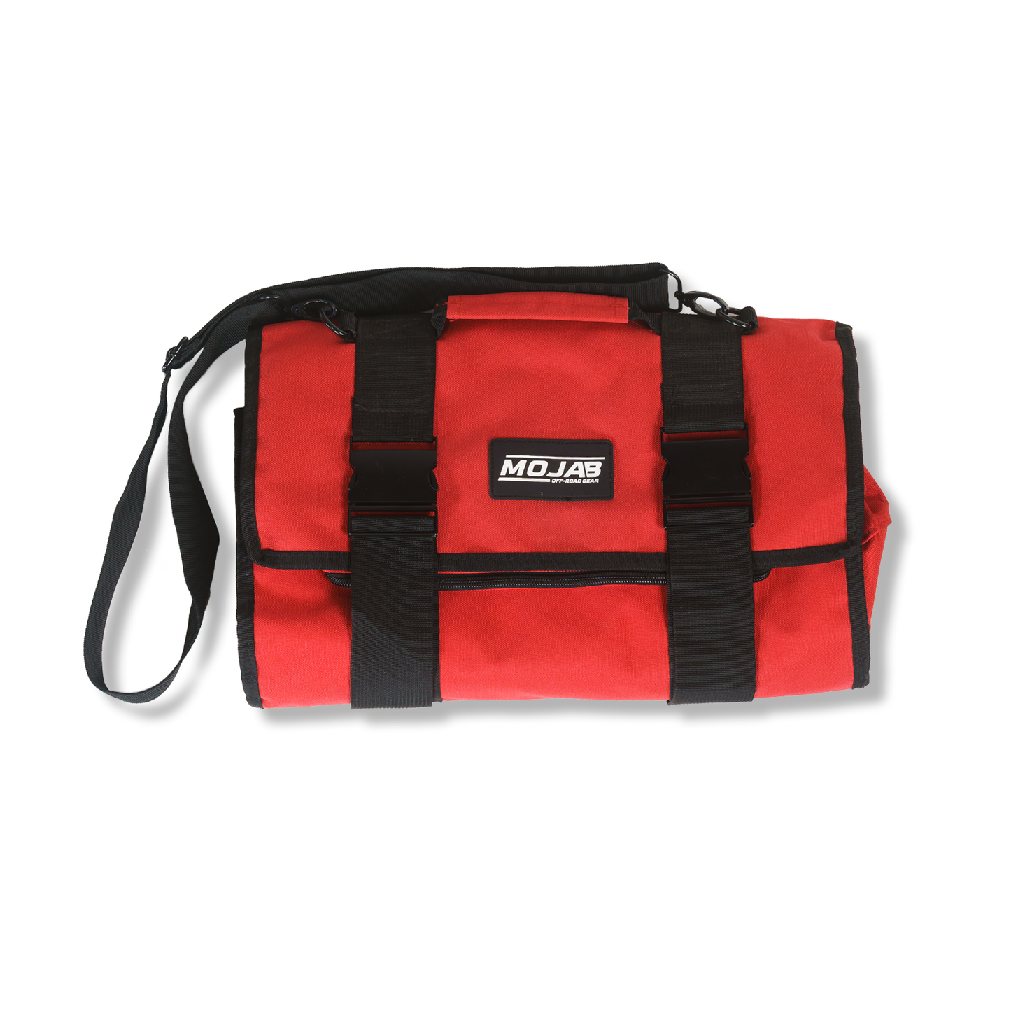 Large Canvas Tool organizer bag with 5 removeable pouches - Red - Storage Bags