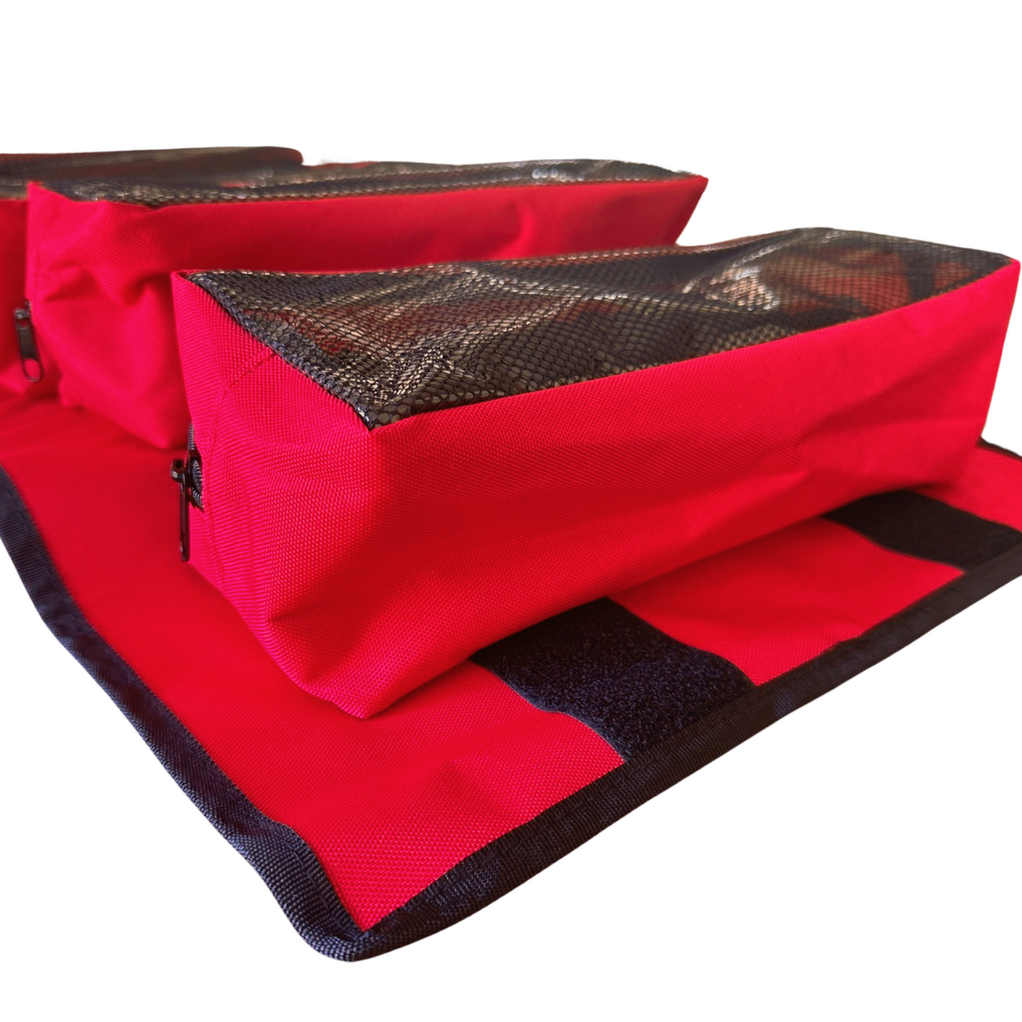 Large Canvas Tool organizer bag with 5 removeable pouches - Storage Bags