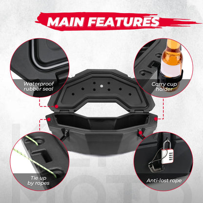 Linq Pivoting Rack LinQ Pivoting Rack & Rear Storage Box For Maverick – Offroad Xperts LLC