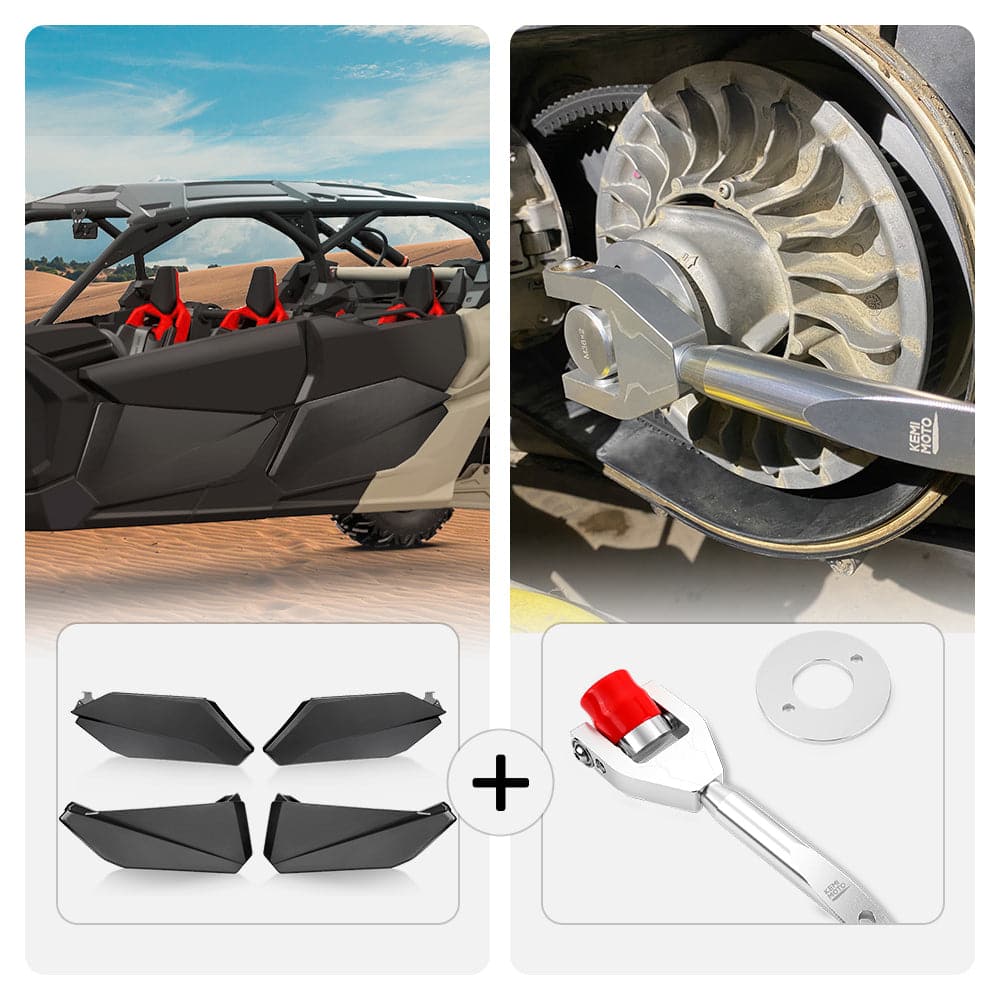 Lower Doors Panels & Belt Changing Tool Kit For Can-Am Maverick X3 MAX
