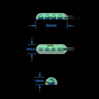LUX Monster Magnetic RGB + W Rock Light Kit - Lighting