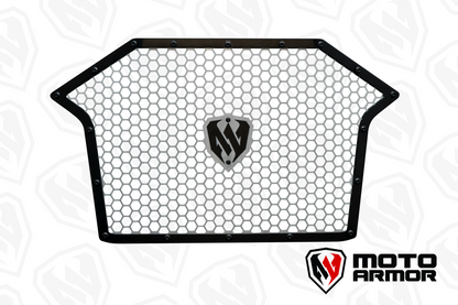 MA RZR Pro XP / Turbo R / Pro R Main Radiator Grill - Black / Raw Aluminum - Vehicles & Parts