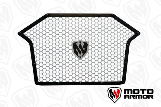 MA RZR Pro XP / Turbo R / Pro R Main Radiator Grill - Black / Raw Aluminum - Vehicles & Parts