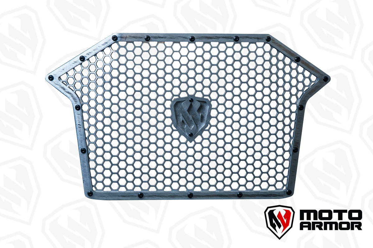 MA RZR Pro XP / Turbo R / Pro R Main Radiator Grill - Raw Aluminum / Raw Aluminum - Vehicles & Parts