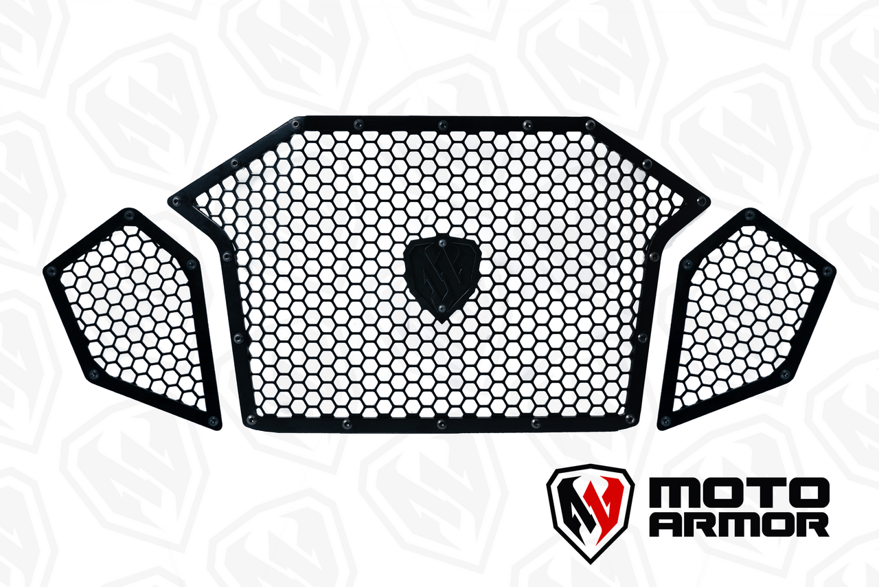 MA TURBO R/PRO R COMPLETE FRONT GRILL SET - Black / Black - Vehicles & Parts