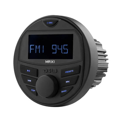 Marine and Powersports Headunit and 6.5’’ Marine Speaker Package (MRX1 and 2 X NXL-6SL/WH) - White
