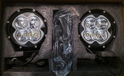 Marshin Whips 6’’ High-Output LED Pod Lights | 4-Beam Design (Set of 2) - Pod Lights