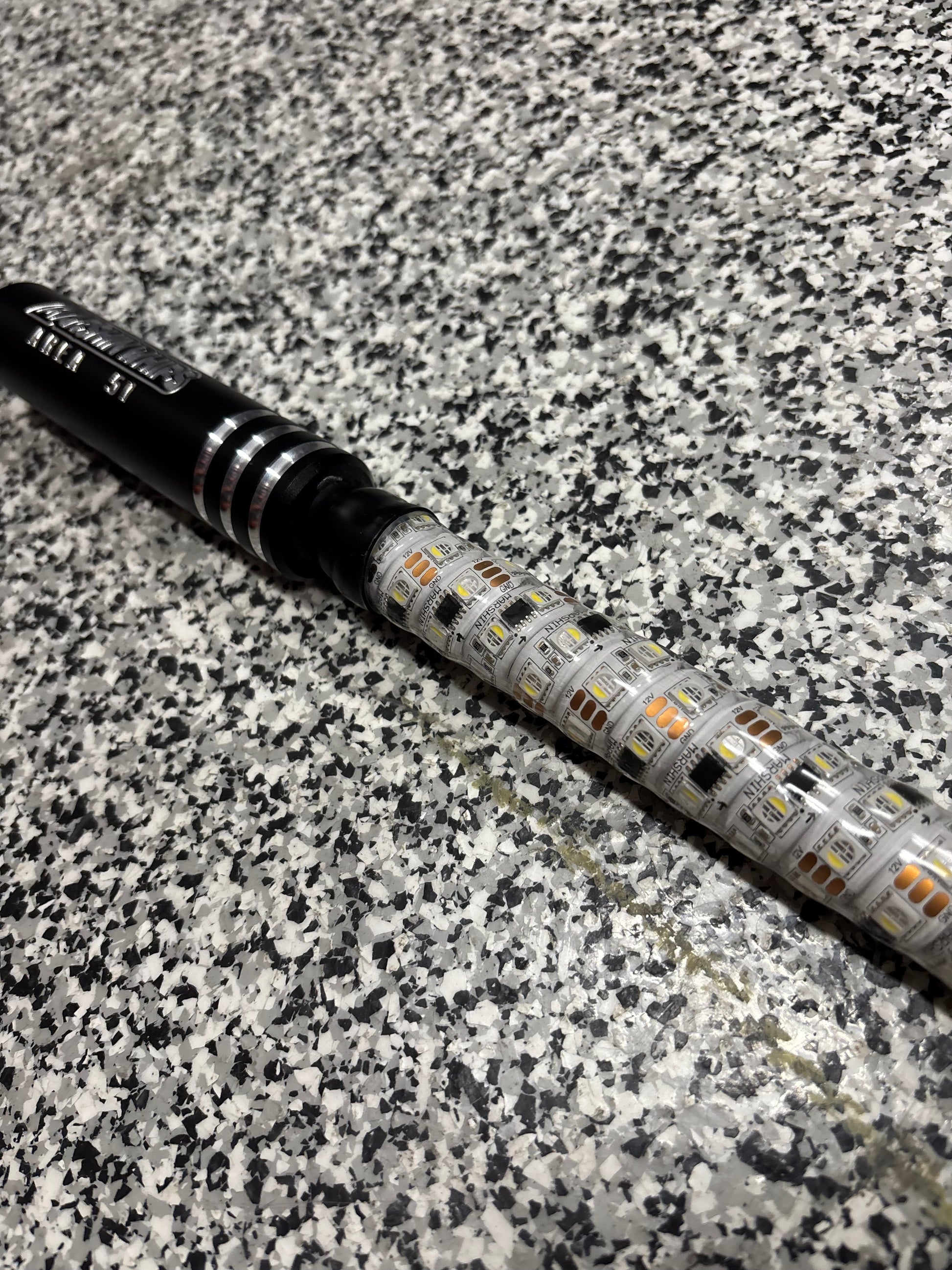 Marshin Whips Area 51 LED Whips: Carbon Fiber & Hidden Cables - Whip