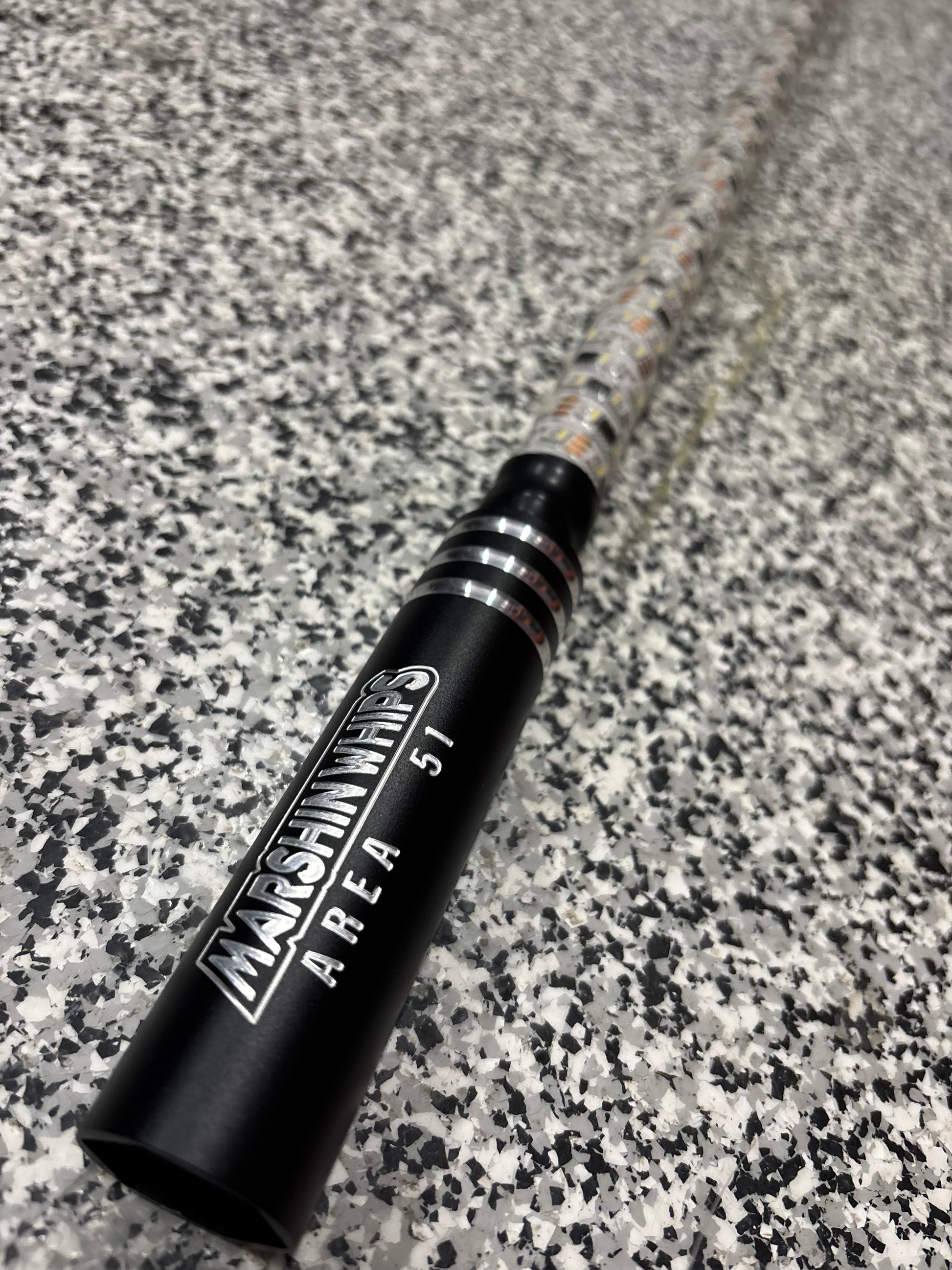 Marshin Whips Area 51 LED Whips: Carbon Fiber & Hidden Cables - Whip