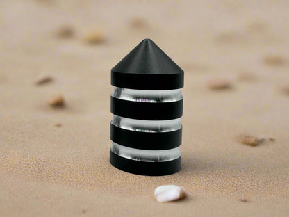 Marshin Whips Billet Magnetic Base Caps | Protective Dust Covers | Pair - Single / V2 Black and Billet - whip