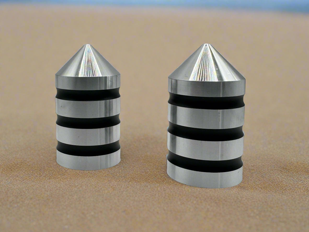 Marshin Whips Billet Magnetic Base Caps | Protective Dust Covers | Pair - Set of 2 / V3 Billet with Black - whip