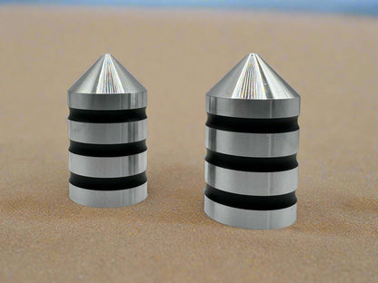 Marshin Whips Billet Magnetic Base Caps | Protective Dust Covers | Pair - Set of 2 / V3 Billet with Black - whip
