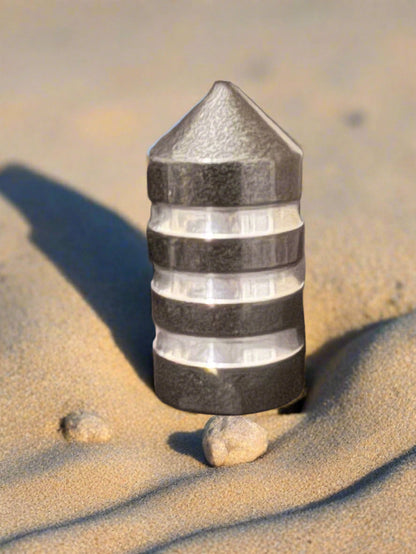 Marshin Whips Billet Magnetic Base Caps | Protective Dust Covers | Pair - Single / CRYSTAL GRAY - whip accessories