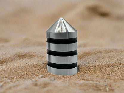 Marshin Whips Billet Magnetic Base Caps | Protective Dust Covers | Pair - Single / V3 Billet with Black - whip
