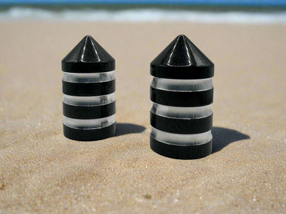 Marshin Whips Billet Magnetic Base Caps | Protective Dust Covers | Pair - whip accessories