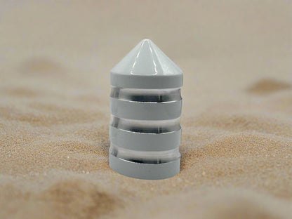 Marshin Whips Billet Magnetic Base Caps | Protective Dust Covers | Pair - Single / GLOSS WHITE - whip accessories