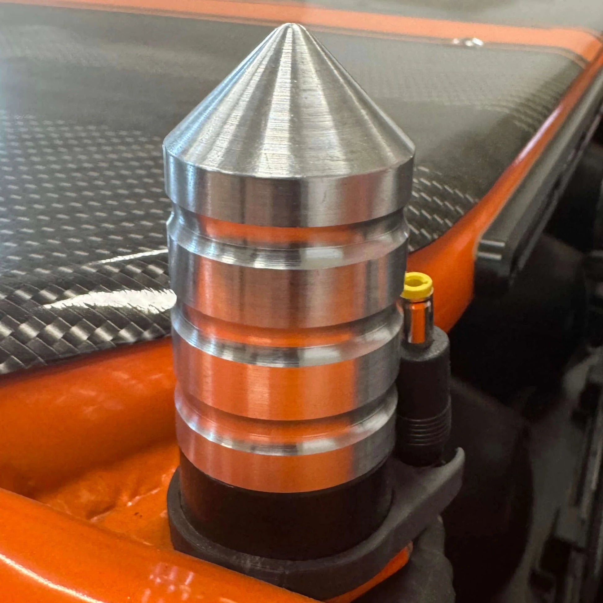 Marshin Whips Billet Magnetic Base Caps | Protective Dust Covers | Pair - whip accessories