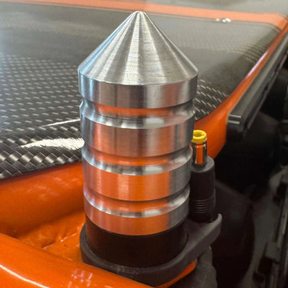 Marshin Whips Billet Magnetic Base Caps | Protective Dust Covers | Pair - whip accessories