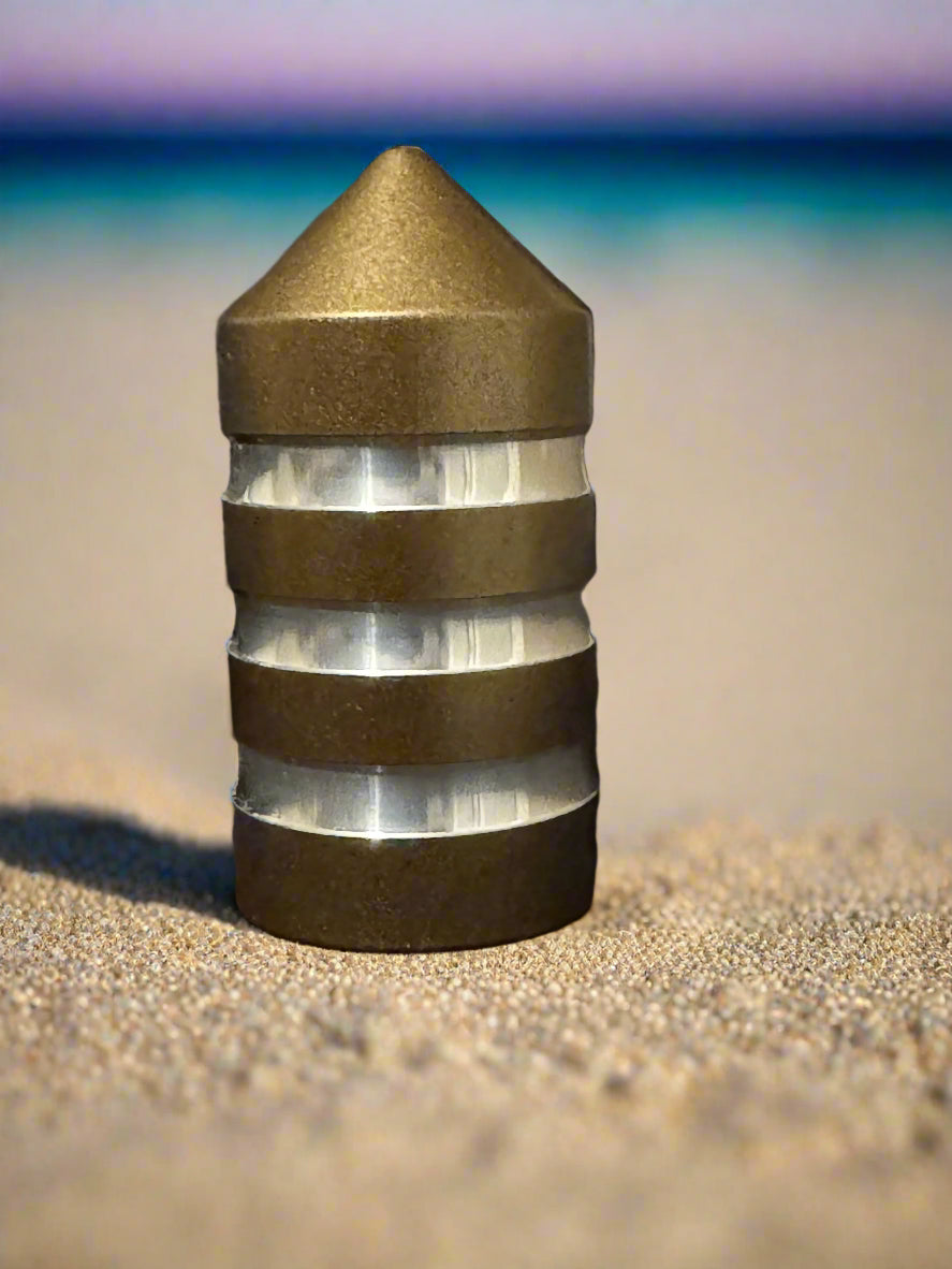 Marshin Whips Billet Magnetic Base Caps | Protective Dust Covers | Pair - Single / BRONZE - whip accessories