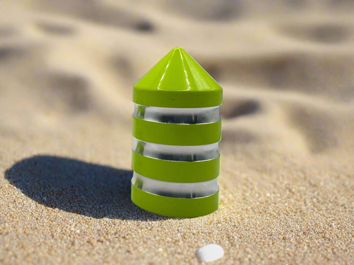 Marshin Whips Billet Magnetic Base Caps | Protective Dust Covers | Pair - Single / SAVAGE SAGE GREEN - whip accessories