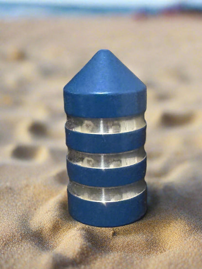 Marshin Whips Billet Magnetic Base Caps | Protective Dust Covers | Pair - Single / INTENSE BLUE - whip accessories