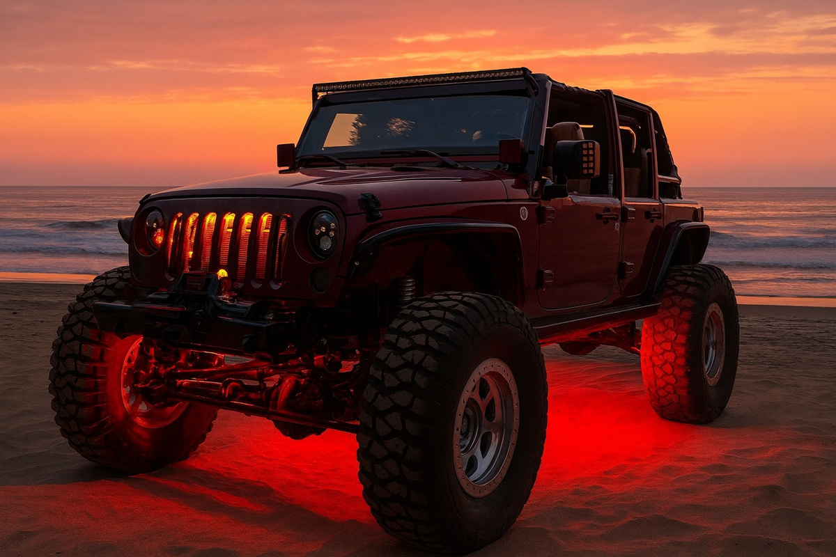 Marshin Whips Rosewell X-2 Billet Rocklights x8 (Kit) - Rock Lights