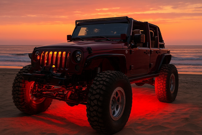 Marshin Whips Rosewell X-2 Billet Rocklights x8 (Kit) - Rock Lights