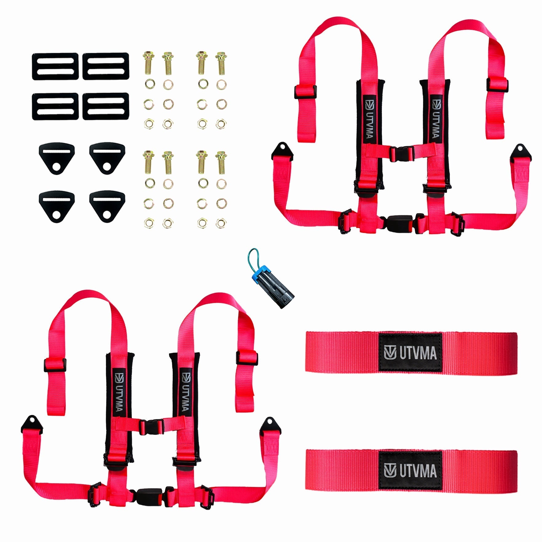 Maverick R Harness Kit (2024+) - 2 Seats / Pink - Harness