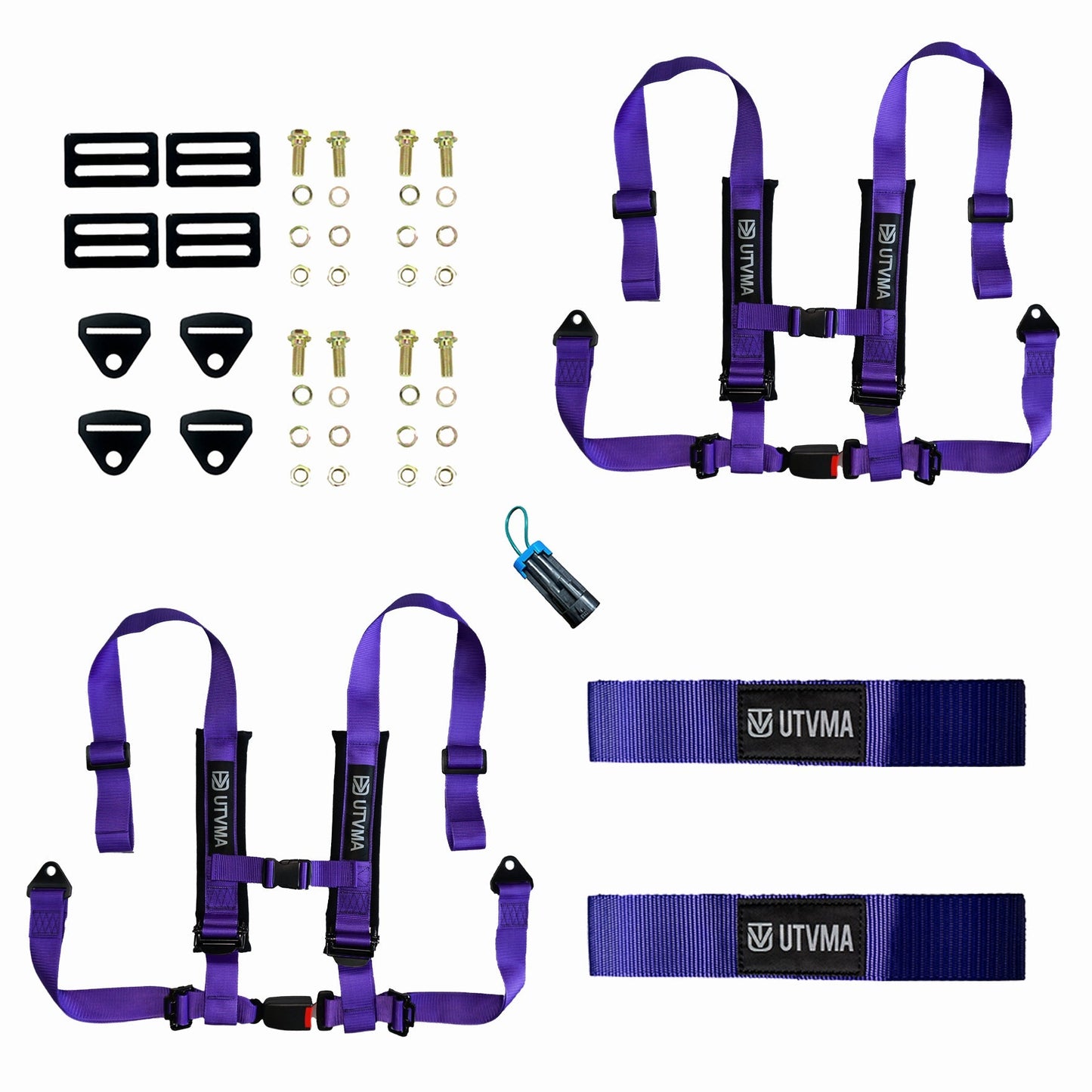Maverick R Harness Kit (2024+) - 2 Seats / Purple - Harness