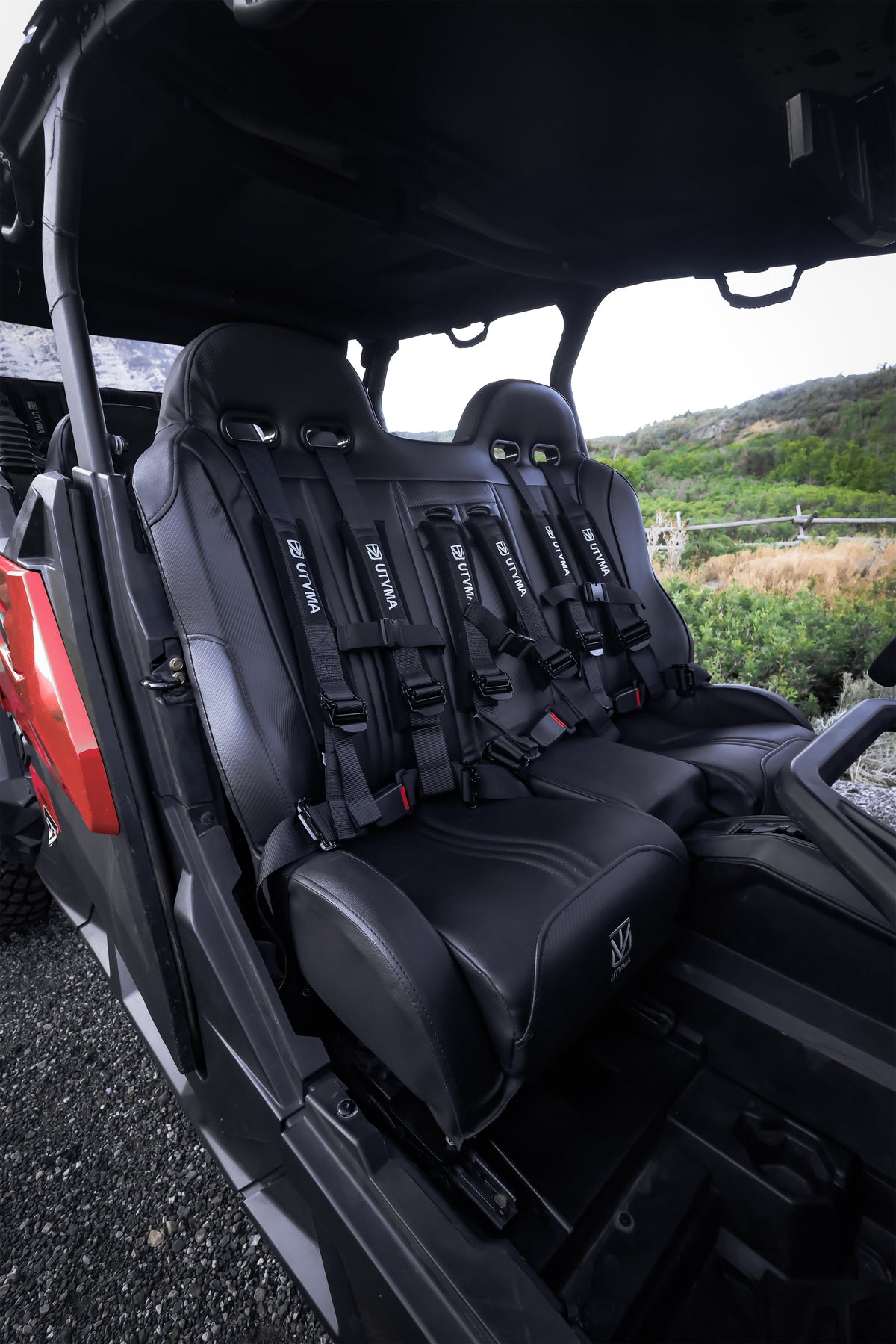 Maverick Sport Max Front Bench Seat With Harnesses (2019+) - Bench Seat